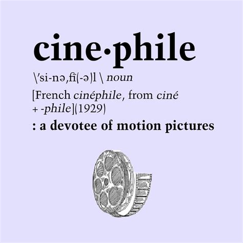 cinephile noun .